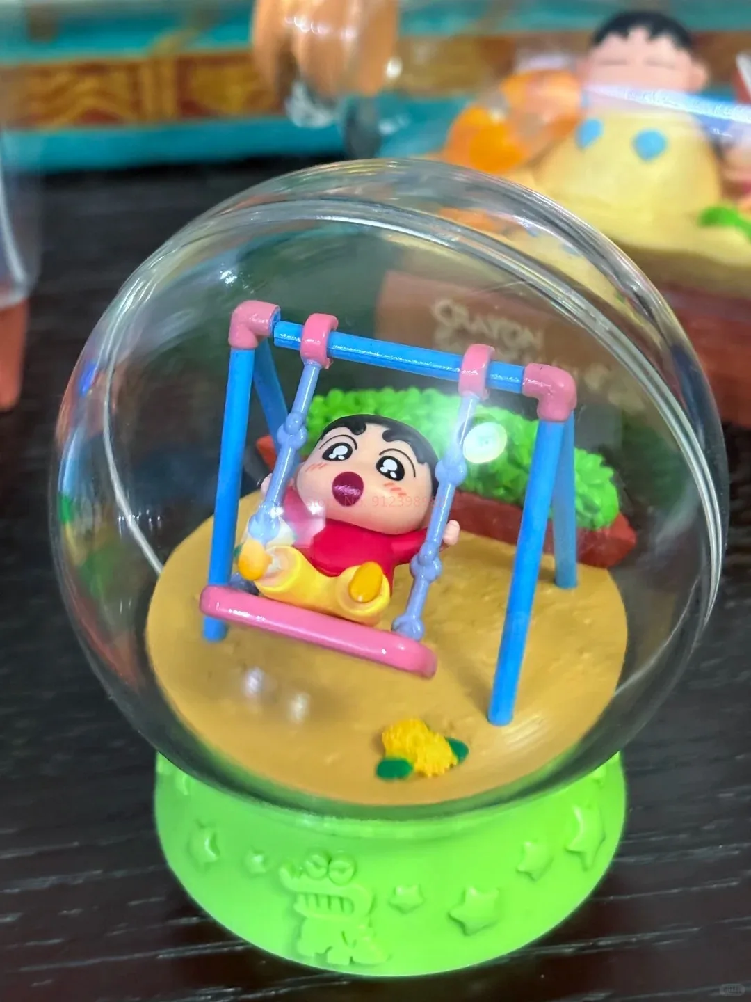Rement クレヨンしんちゃん いたずら日常 显微鏡シーンモデル トレンディなおもちゃコレクション ブラインドボックス置物