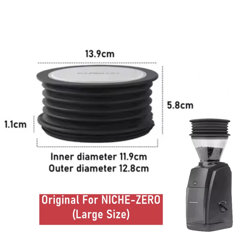 Large Size Original NICHE ZERO Coffee Grinder Single Dose Hopper Bellows Baratza Coffee Grinder Bean Bin Blowing Cleaning Tools