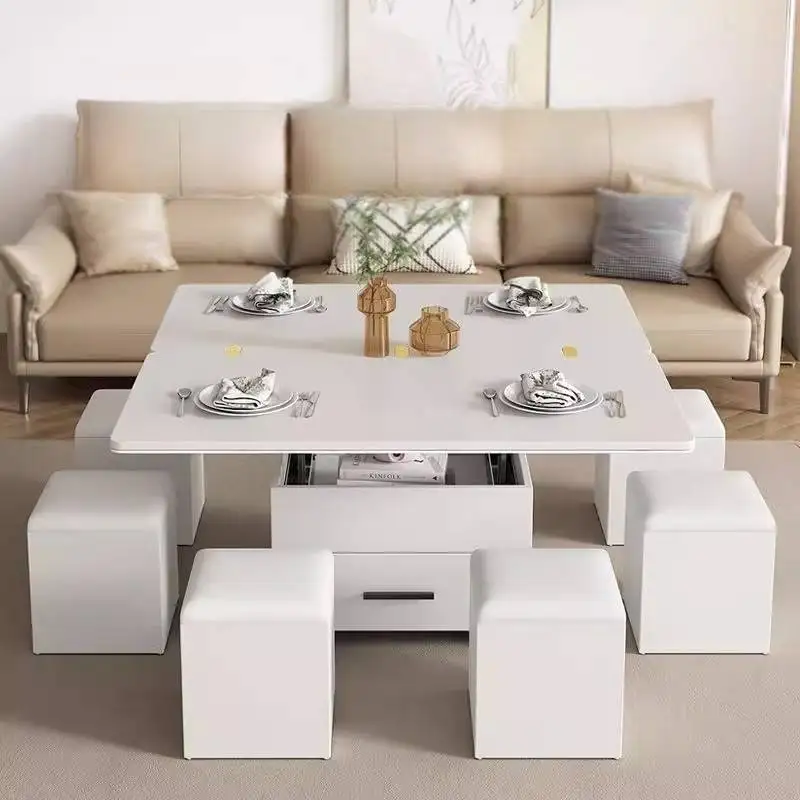 Luxury Living Room Coffee Table Marble Modern Wooden Mesa Lateral Coffee Table Center Nordic Floor Stoliki Kawowe Home Furniture