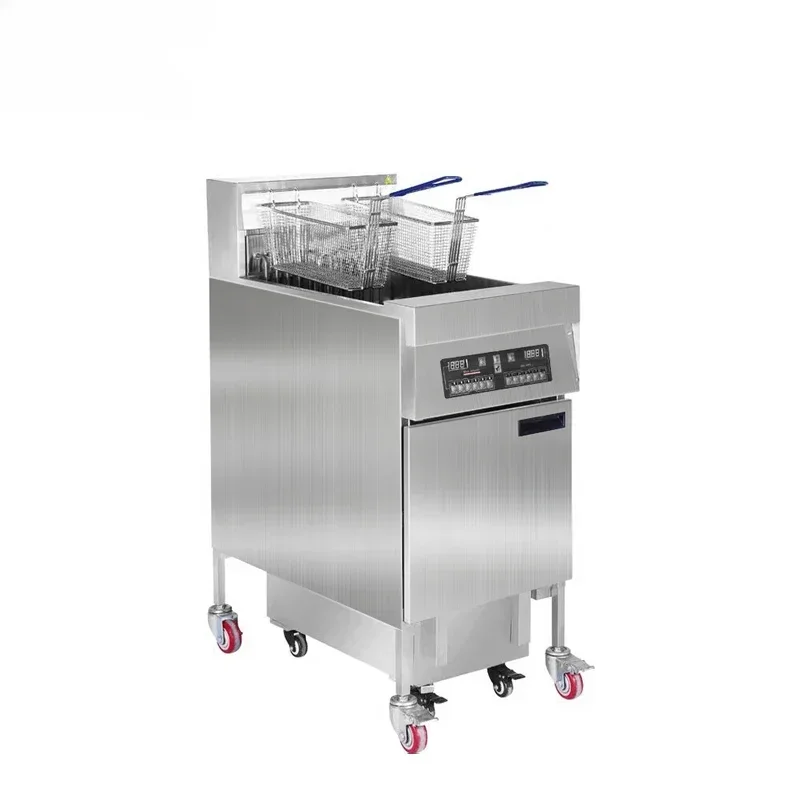 For commercial chicken open deep fryer with range hood