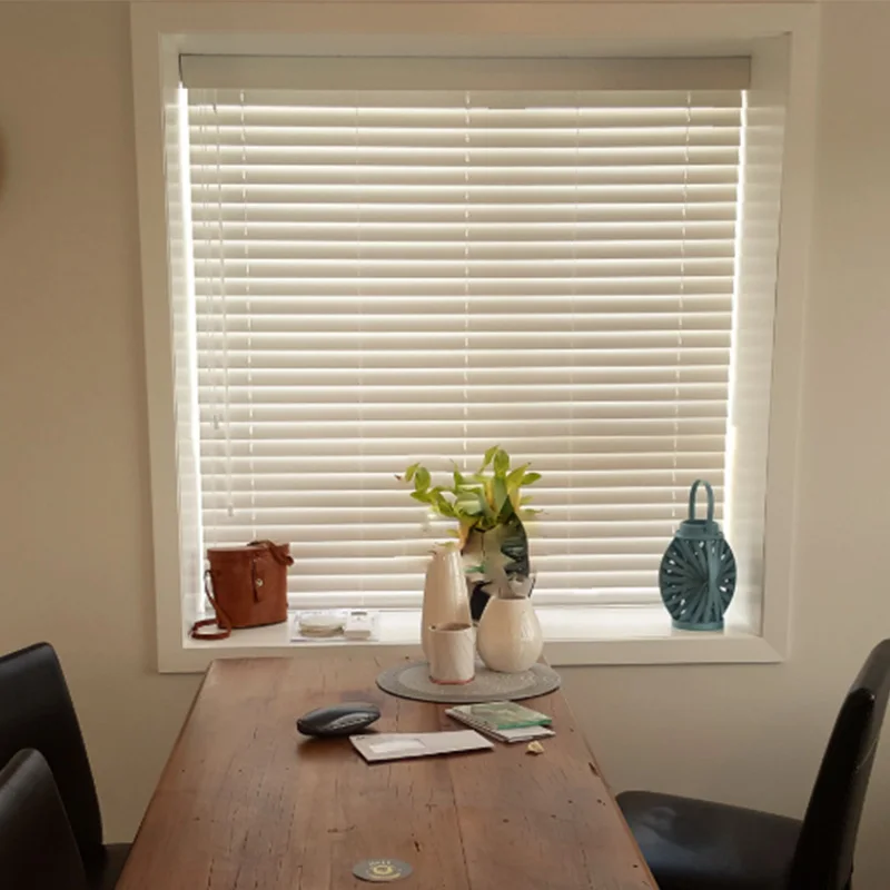PVC Plantation Shutter PVC Window Shutter Louvers Residential Commercial Plantation Shutters