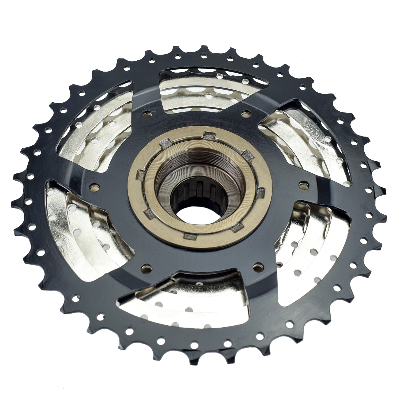 VG Sports Bike Sprocket 5/6/7/8/9/10/11 Speed Thread Freewheel 14-28T 13-28/32T 11-32/36T Cogs Compatible with rotary Hub