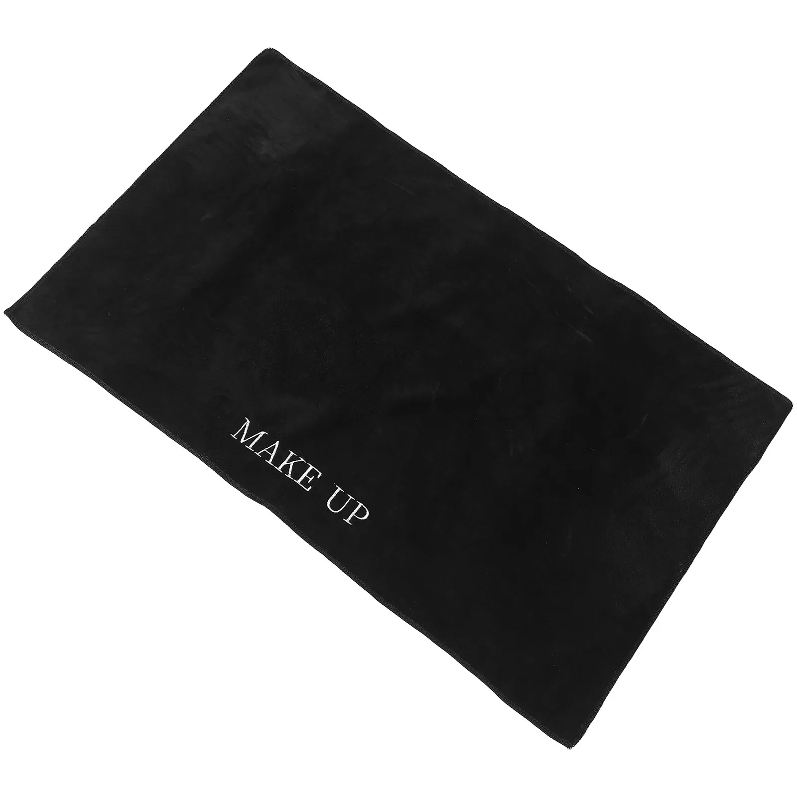 32x20 Inch Matte Black Tablecloth for Makeup Artists Salon Table Cover Vanity Top Protector Photography Desk Mat Dresser Top Mat