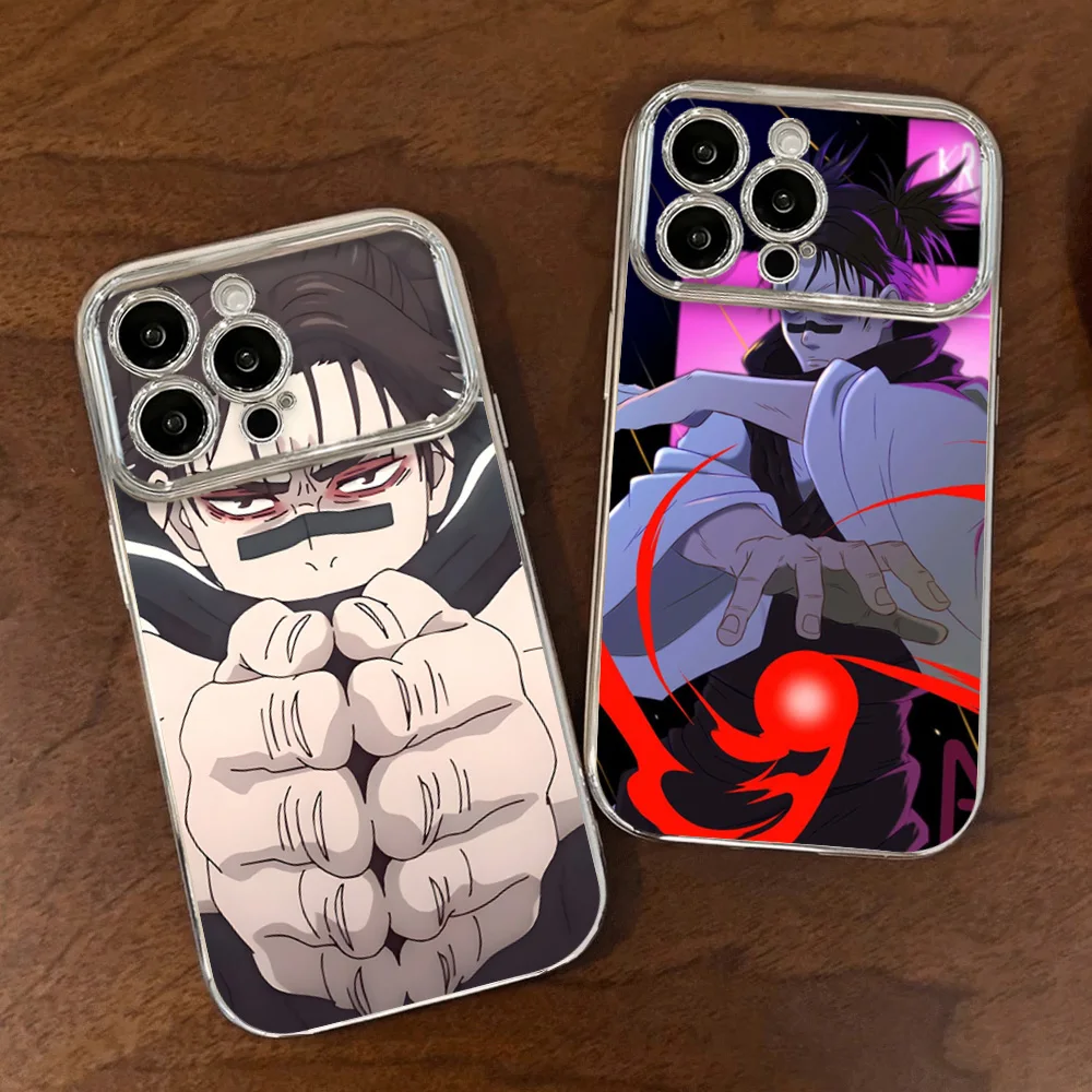 Phone Case For Samsung Electroplated Large C-Choso J-Jujutsu K-Kaisen Anime Window LensA22 A23 A32 A51 A20 4G 5G Shell