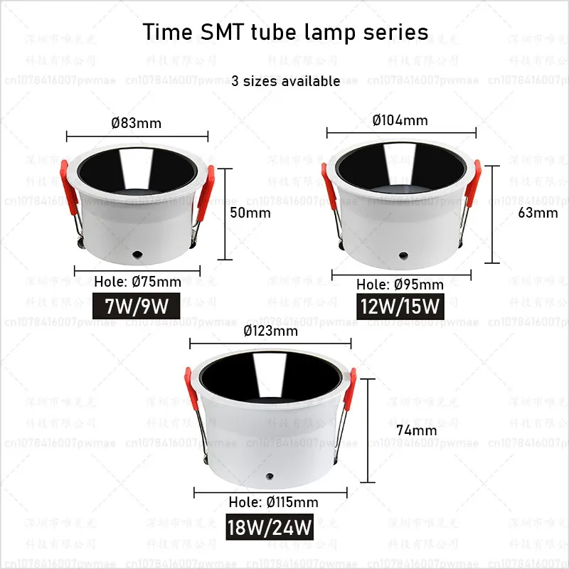 Imagem -05 - Projectores Led Embutidos Cob Downlights Decoração de Casa Iluminação Interior Spot Lights Corredor do Quarto Embutido Lâmpada do Teto Ac220v 7w 12w