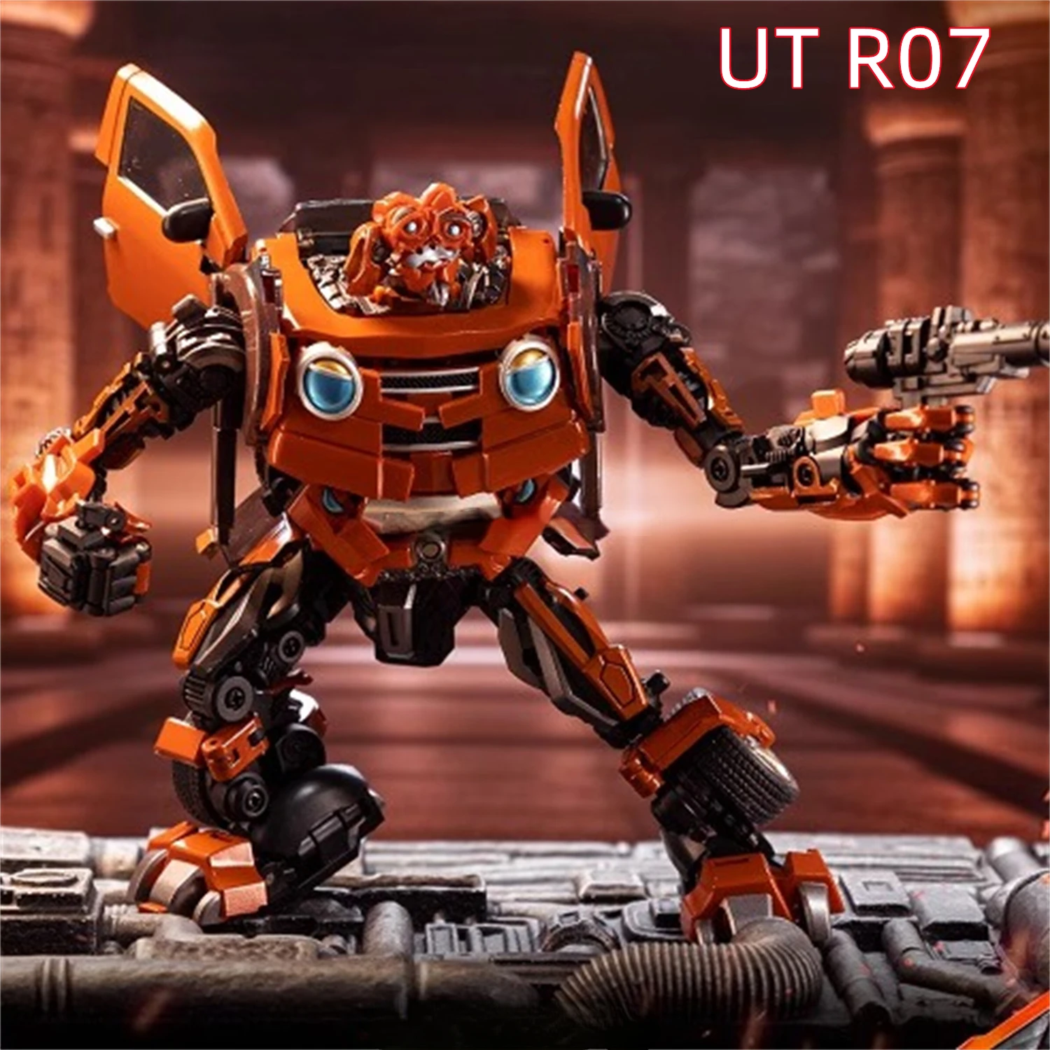 

[In Stock July 15th] Original UniqueToys Transformation UT-R07 UT R07 Mudflap Dumber Trax Alloy Action Figure Robot Toys