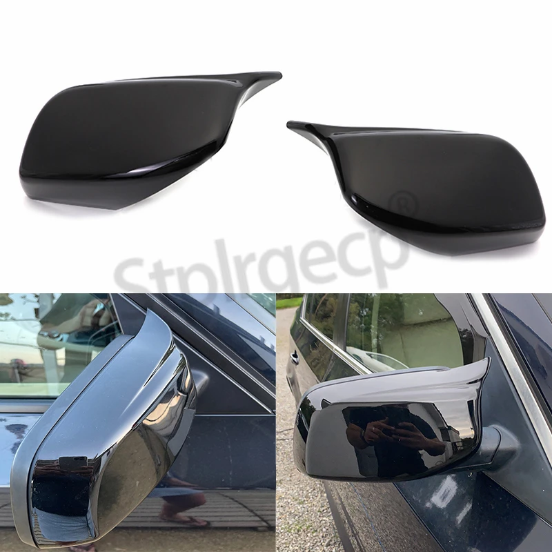 Carbon Faser Auto Rückansicht Tür Flügel Spiegel Seite Spiegel Abdeckung Kappen Shell Fall für BMW E60 E61 E63 E64 5 serie Modell 2004-2010