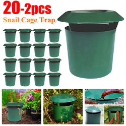 20-2pcs Plastic Snail Trap Catcher Garden Slug Cage Eco-friendly Snail Cage Slug Pests Repeller Garden Farm Protector Snail Trap