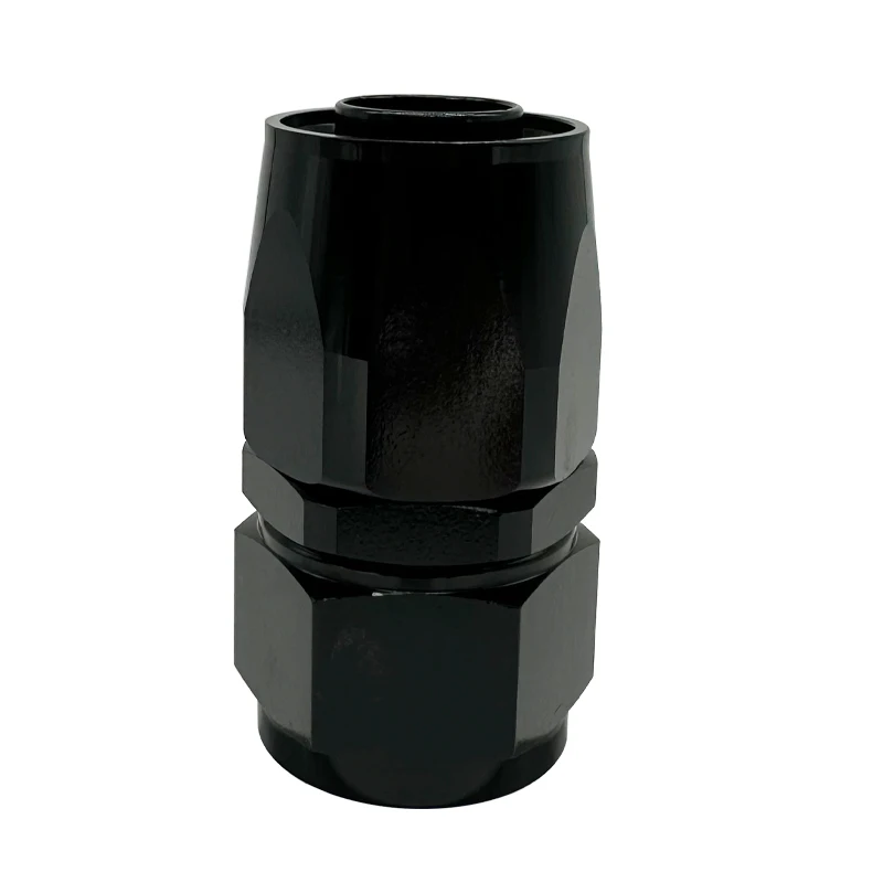 Universal AN16 AN20 Straight 45 90 180 Degree Oil Fuel Swivel Hose End Fitting Oil Hose End Adaptor Kit Black Red Aluminum Alloy