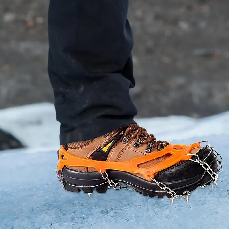 Walk Traction Ice Cleat Outdoor Wielofunkcyjne buty do lodu Przenośne knagi do lodu z torbą do przenoszenia Wygodne pazury lodowe na mokro