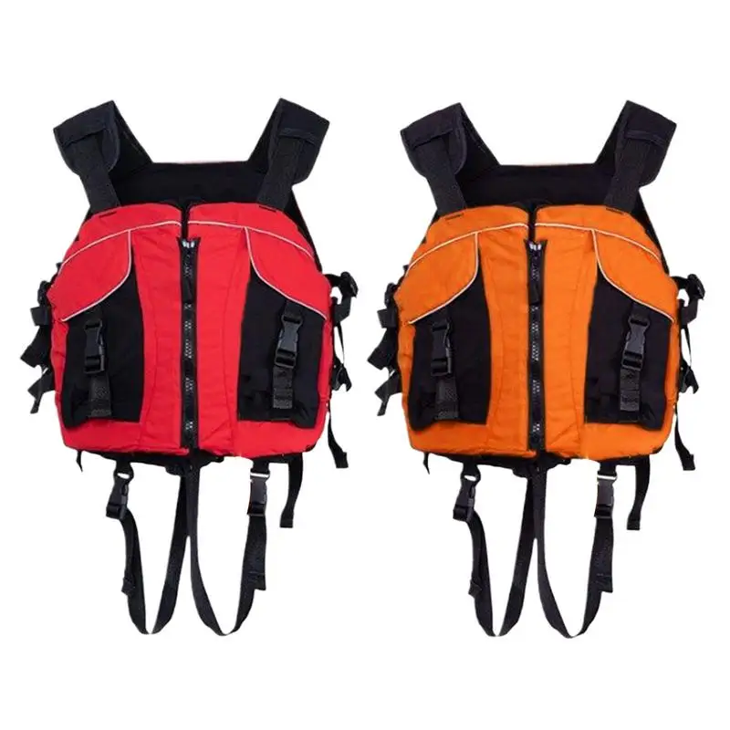 

Adult Life Vest Breathable Swim Vest Kayaking Buoyancy Suit For Dragon Boat Rafting Swimming Safety Floating Swimsuit