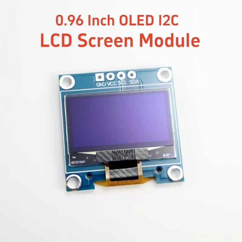 0.96" Inch OLED Display Screen Module I2C IIC 128x64 SS - D - 1306 3.3V-5V Blue/blue Yellow/White for Arduino ESP32 ESP8266