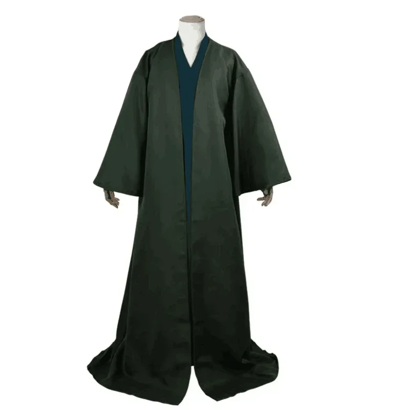 Adult Lord Voldemort Cosplay Costume Halloween Cloak Long Party Robe Cape School Unifrom Outfit Stage Performance Clothing