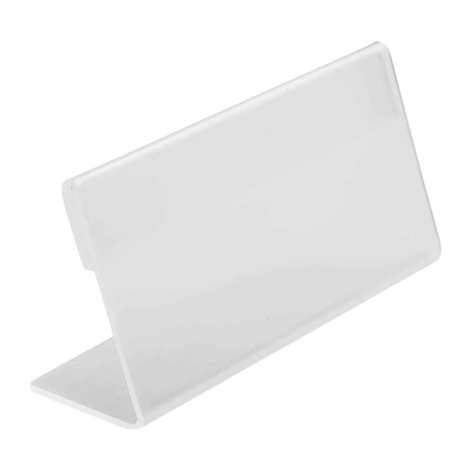 

Прозрачная акриловая подставка для счетчика 4*10 см, профессиональная акриловая подставка для вывесок и этикеток 10/15 шт.