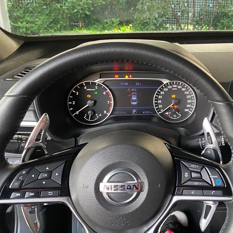 LS AUTO DSG Steering Wheel Aluminum Shift Paddle Extension for Nissan Altima Teana 2019 2020 2021 2022 Auto Car Accessories