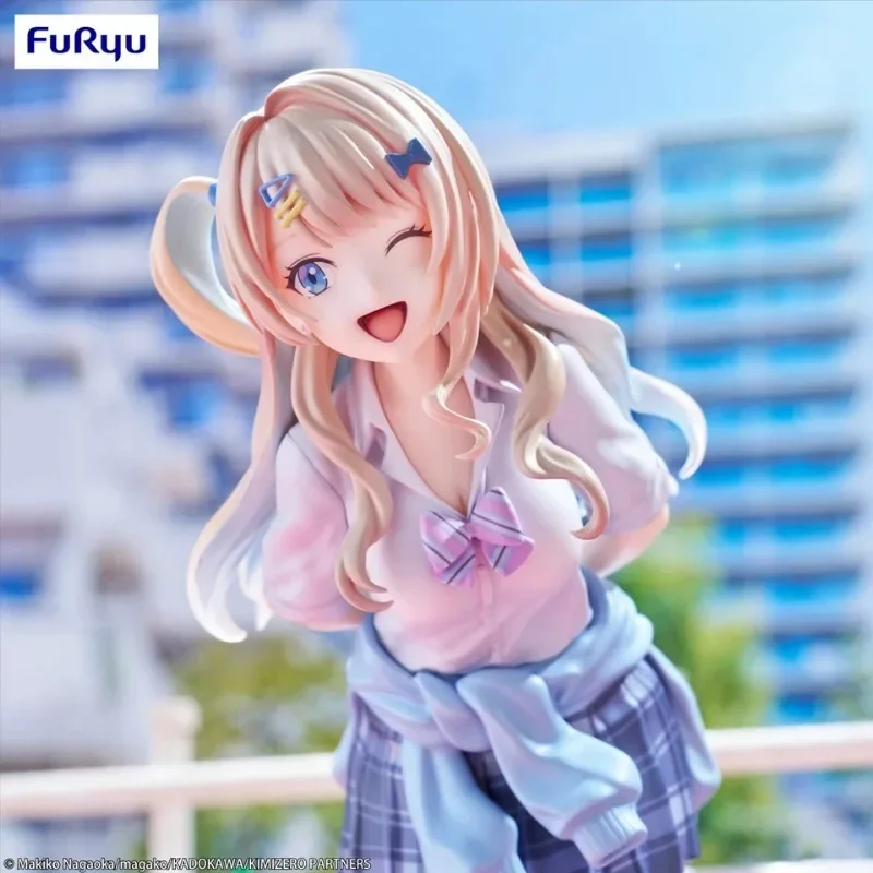 In Stock Original Genuine FuRyu You Were Experienced, I Was Not: Our Dating Story 18cm Runa Shirakawa Anime Action Figures Toy