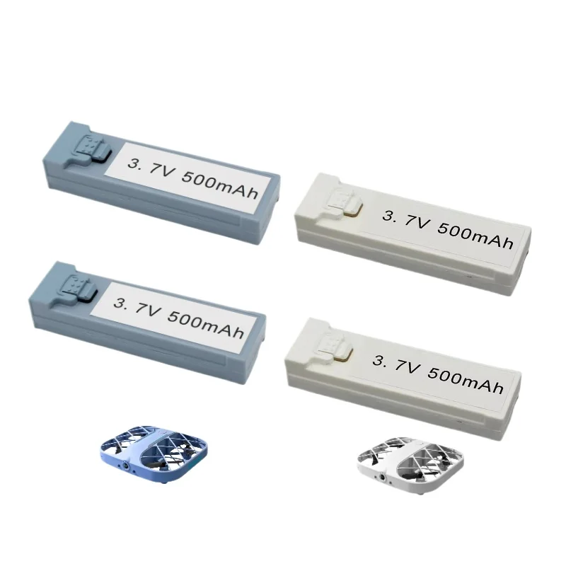 New Upgraded 3.7V 500mAh Replacement Drone Battery for JJRC H107 Mini RC Lipo Drone Battery Quadcopter Spare Parts Accessories