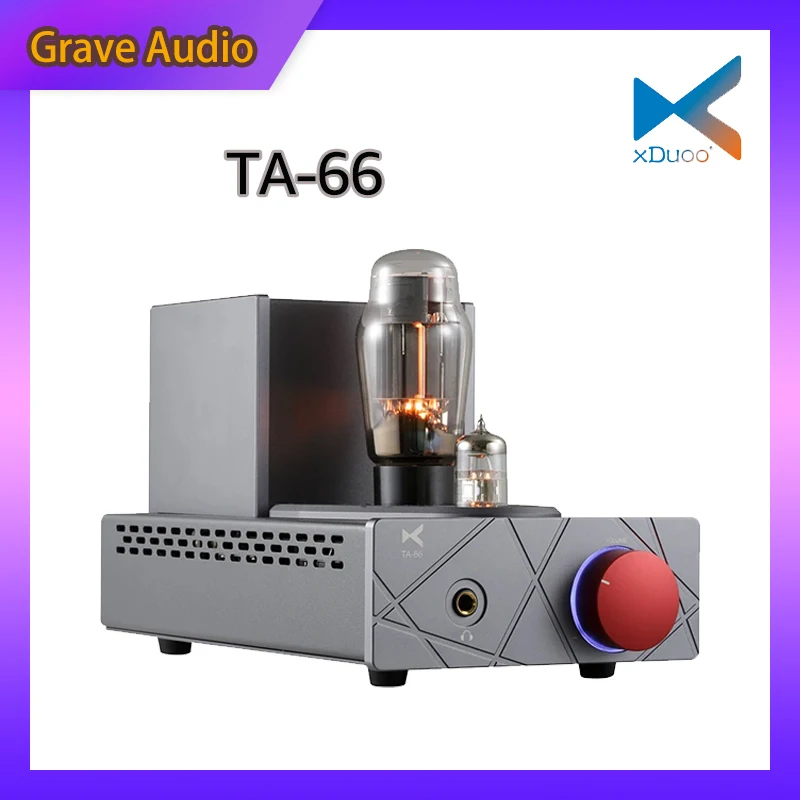 XDUOO TA-66  Headphone Amplifier High Performance Tube Amplifier 6N2 6N5P Preamplifier Audio PRE-AMP Outout Power 200MW(300ohm)