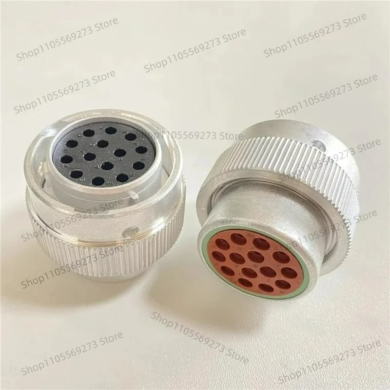 LH07 High-Density Waterproof Plug - 14 Hole Metal Female Receptacle with Circular Sheath (Auto Wiring Solution)