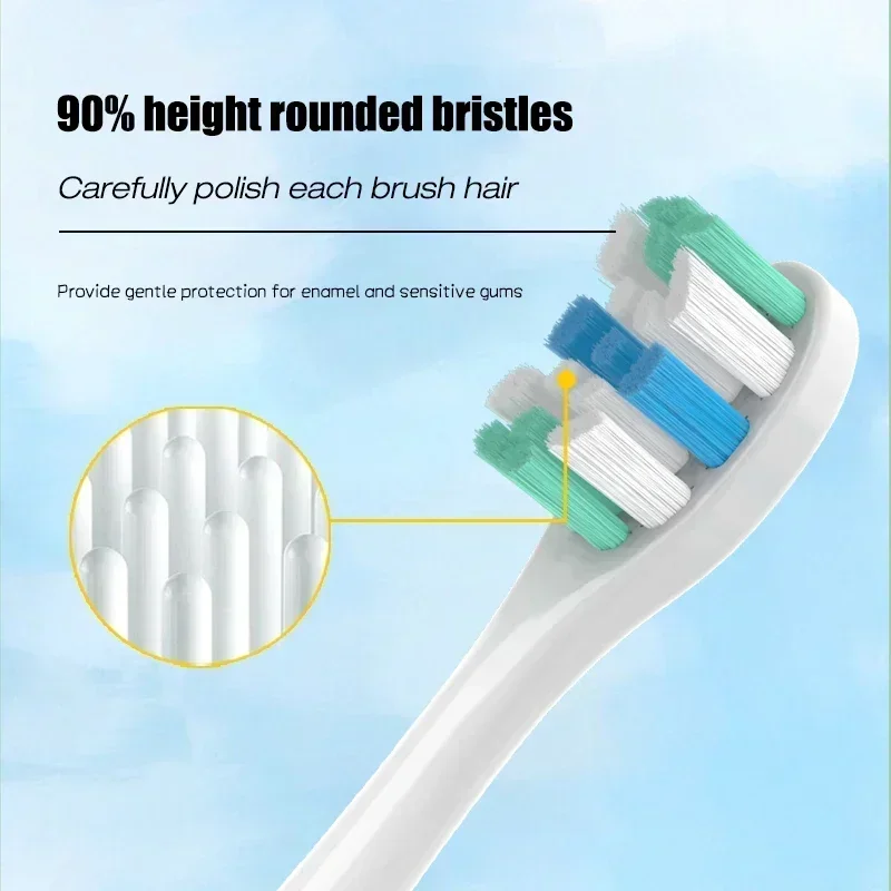 Usmile 모든 시리즈 모델에 적합한 칫솔 헤드, 진공 포장, 10 개