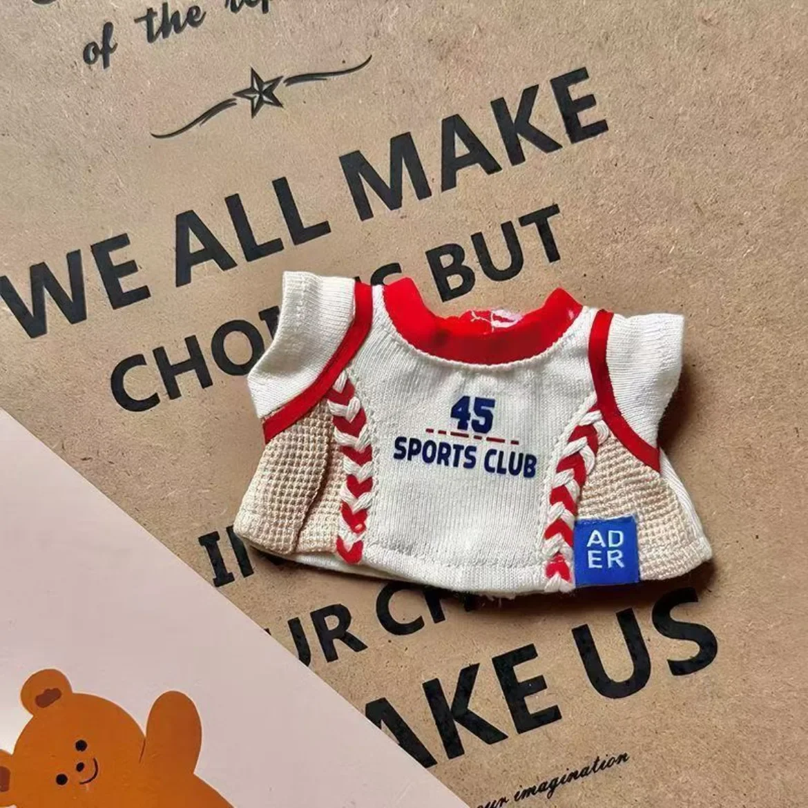 ラブブ野球服セット 可愛い野球シャツとキャップ 高品質生地 子供向けギフト 人形アクセサリー