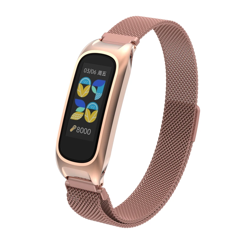 حزام ميلان المغناطيسي من الفولاذ المقاوم للصدأ لسوار معصم OPPO Band eva