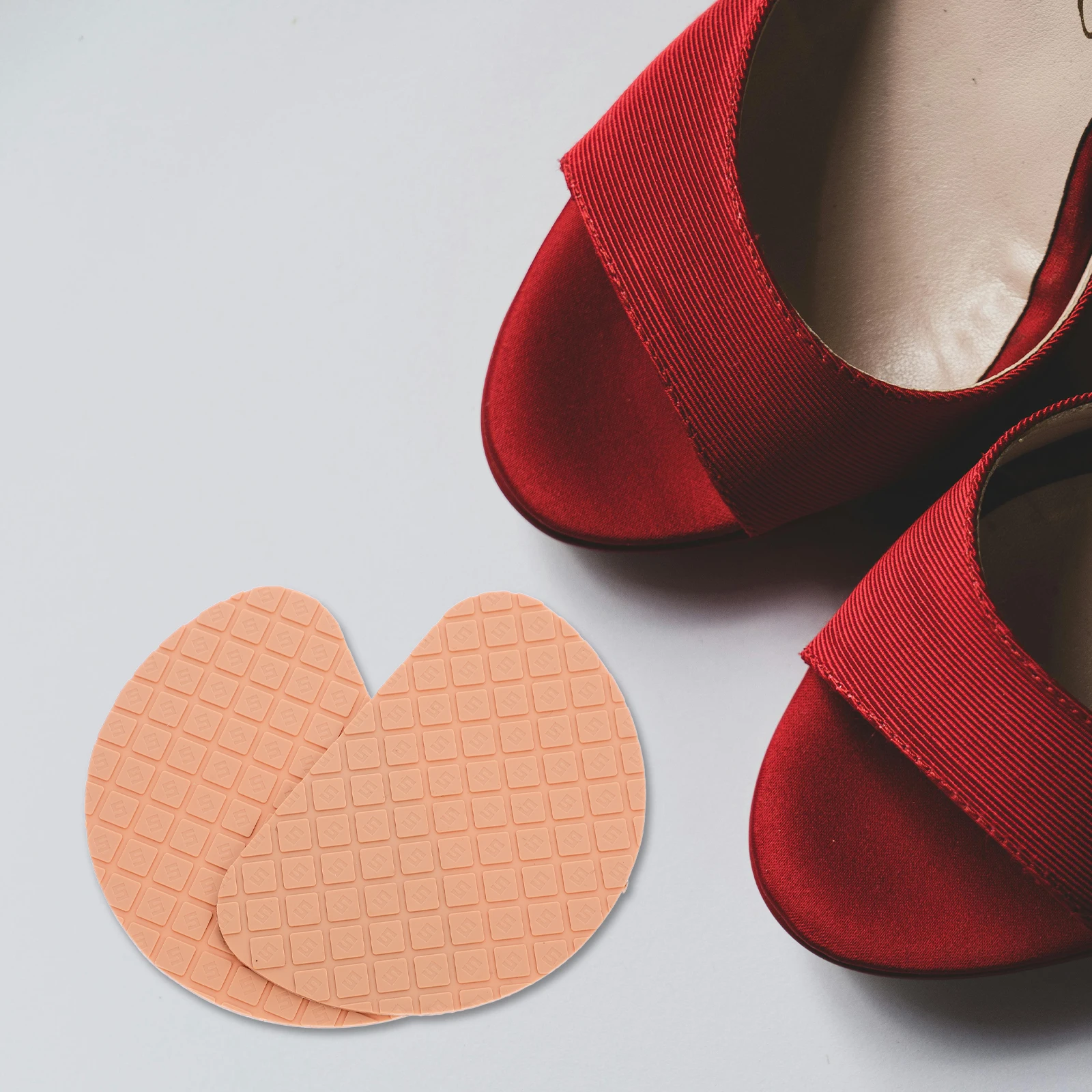 

1Pair Non-Slip Shoe Sole Pads Durable Anti-Skid Sticker Noise Reduction Cushion Protectors for Sneakers Flats Heels