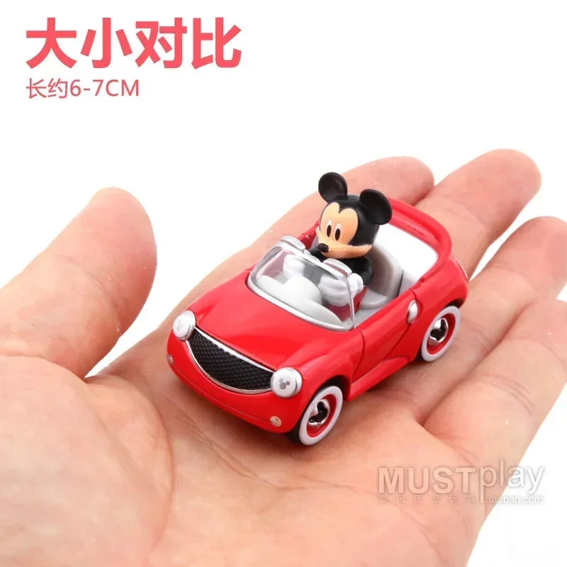 Takara Car Mickey and Roadster Racers MRR Donald Duck Cartoon Racing Diecast Model Cars Collection Toys for Boys Gifts for Kids