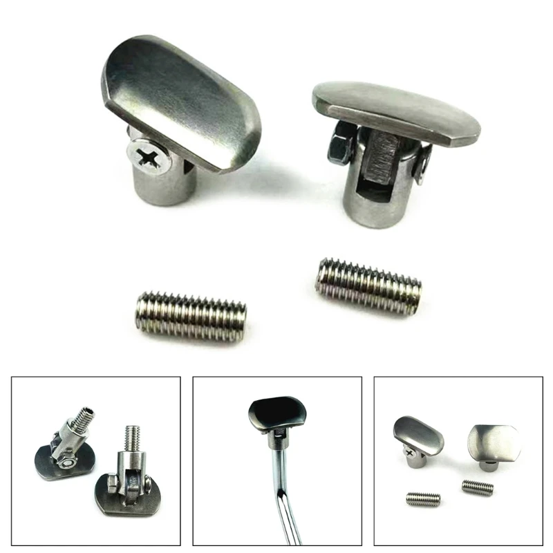 High-performance Conversion Head with M8 Screw Steerable Head Easy Installation used for Car Dent Repair Size 1.3x0.9-in D7YA