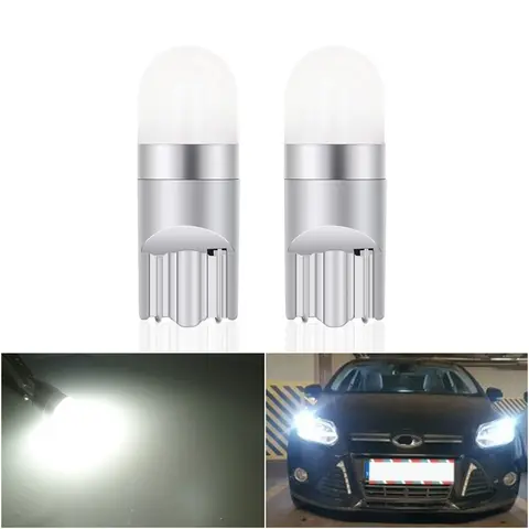 2x Canbus T10 W5W LED 3030 Led 칩 194 168 자동차 인테리어 사이드 라이트 Sidemarker 자동 전구 돔 조명 12V 6000K