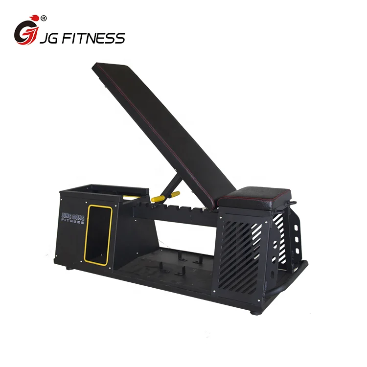 

Multi Puspose Gym Bench Adjustable Dumbbell Bench with Wheels Fitness Pro Box Dumbbell Rack