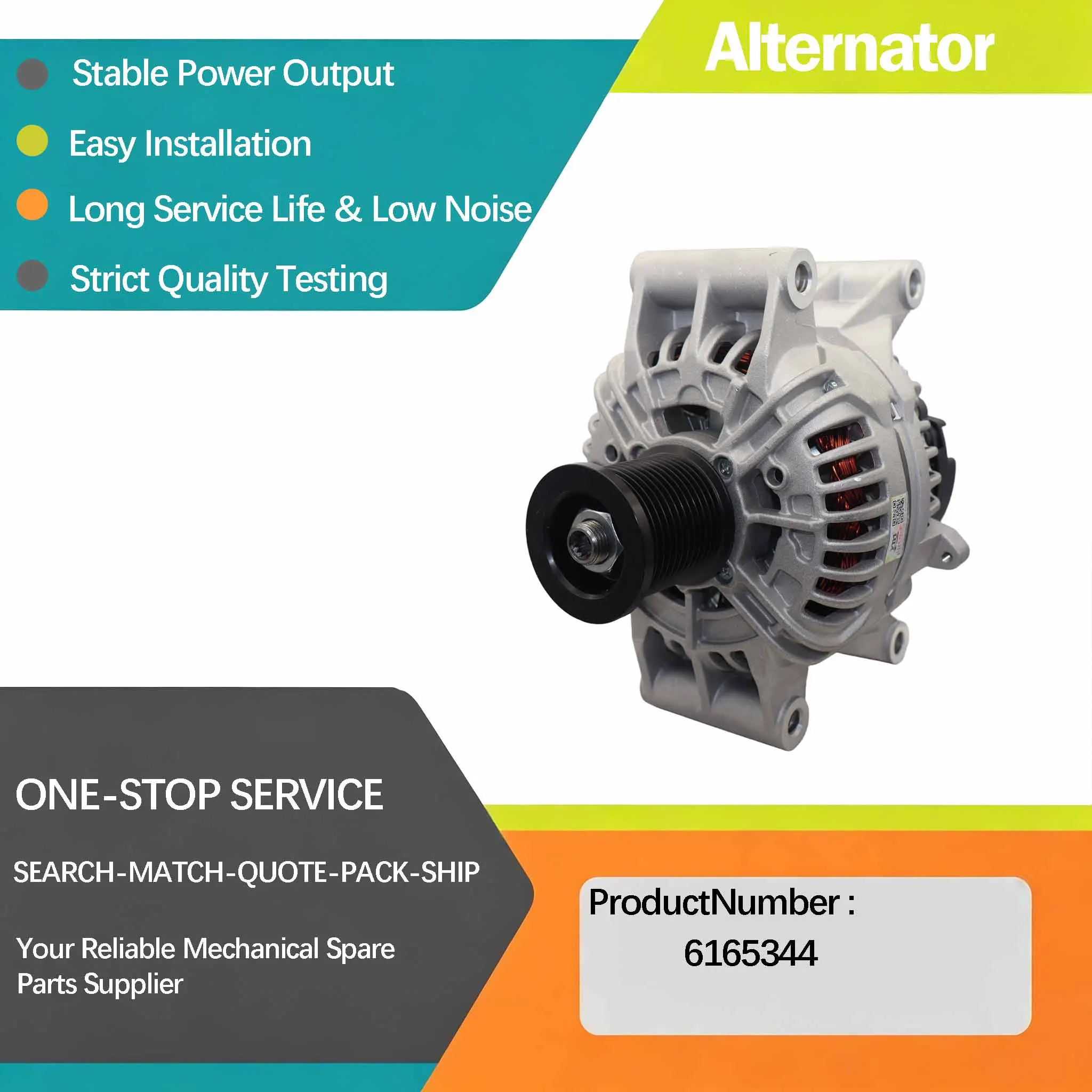 24V 120A Alternators 124655076 For Caterpillar Cat Wheel Tractor-Scraper 627K Lrc 627K 623K Lrc 623K 621K
