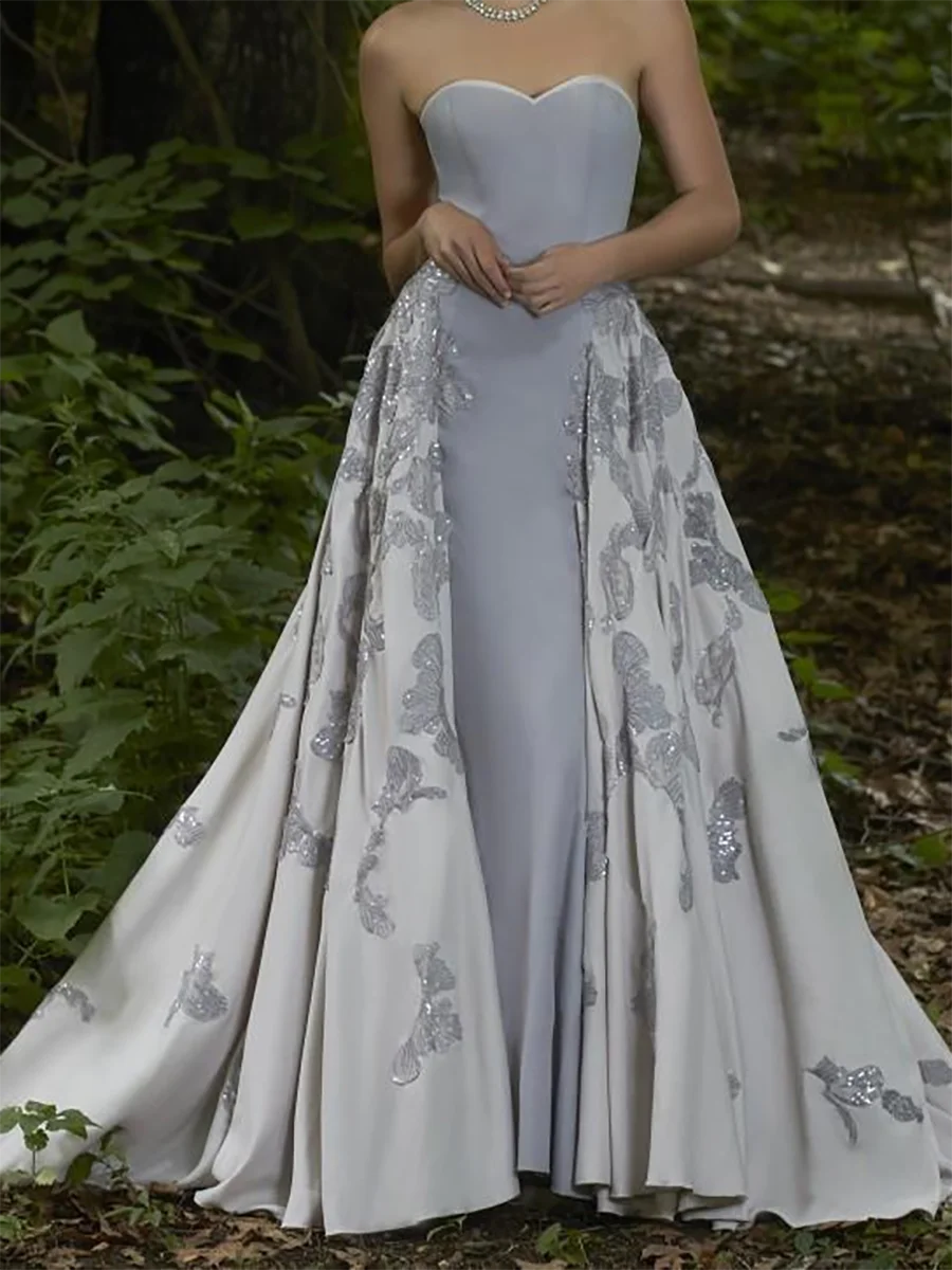 

Классические контрастные цвета без рукавов с цветочной складкой, съемные трапециевидные вечерние платья, платья для дня рождения, выпускного вечера по индивидуальному заказу