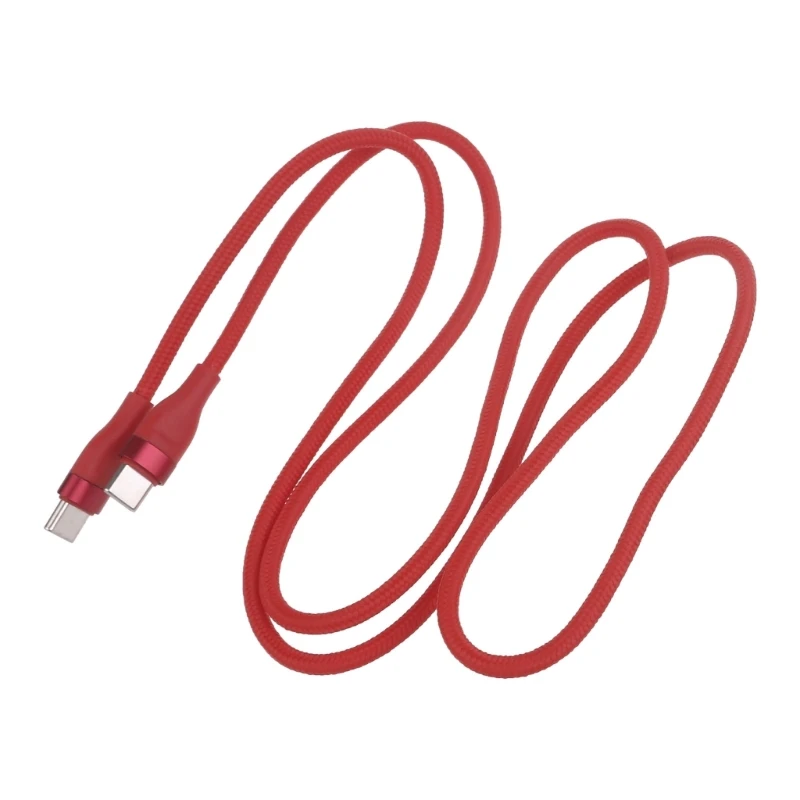 Cabo USB C para USB Tipo C, Carregamento Rápido PD, Cabo de fio carregador para Macbook, Samsung, Xiaomi, Huawei, 2m, 66W