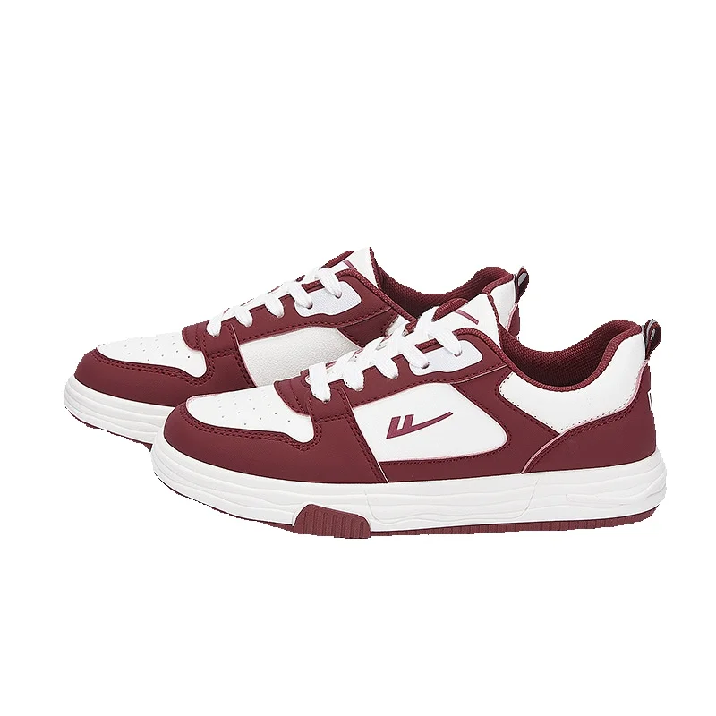 Warrior Women's Shoes 2025 New Spring White Shoes Women's Niche Casual Red Sneakers Versatile Shoes_vogvips.com
