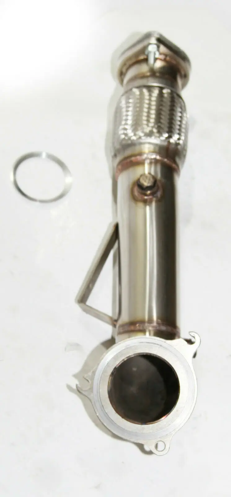 Downpipe turbo in acciaio inossidabile con tubo flessibile per 14-17 Fiesta ST Hatchback 4 porte 1.6L 1596CC 97Cu. In. L4 DOHC