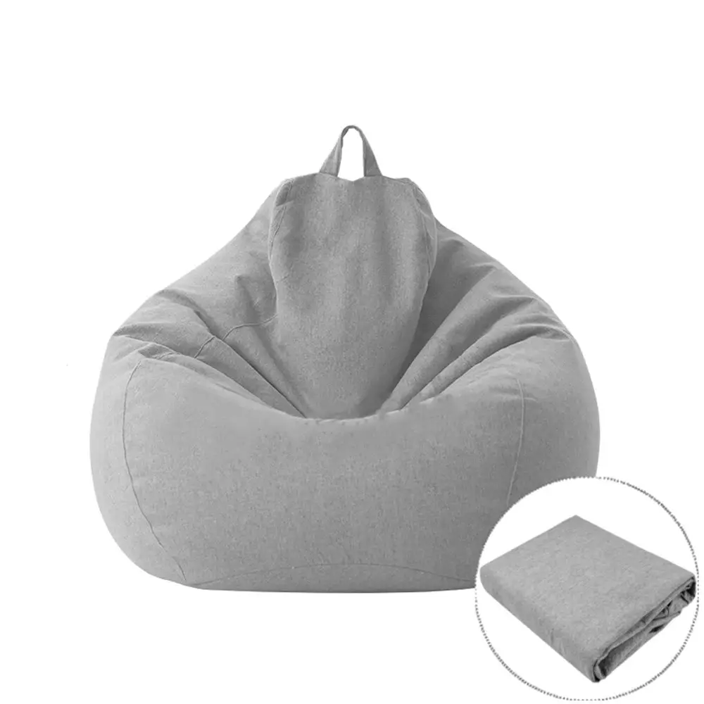 

without Filler Lazy Chairs Seat BeanBag Case Furniture Bean Bag Cover Pouf Puff Couch Sofas Cover Tatami Covers