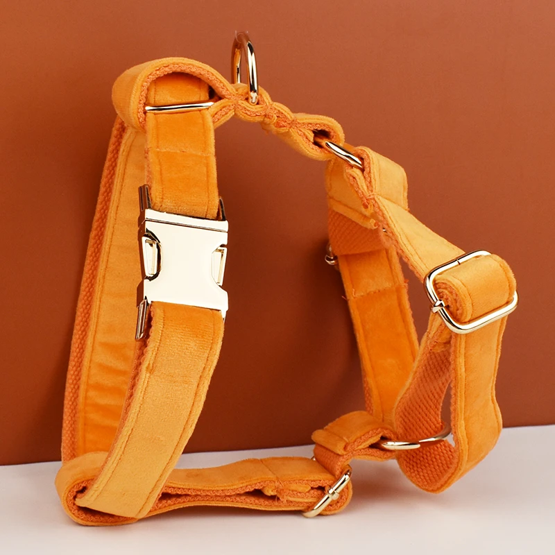 Robustes Hundegeschirr aus Metall, Hochwertig mit Leine, DIY Verstellbares Hundegeschirr-Leinen-Set für Hunde – Detail 11