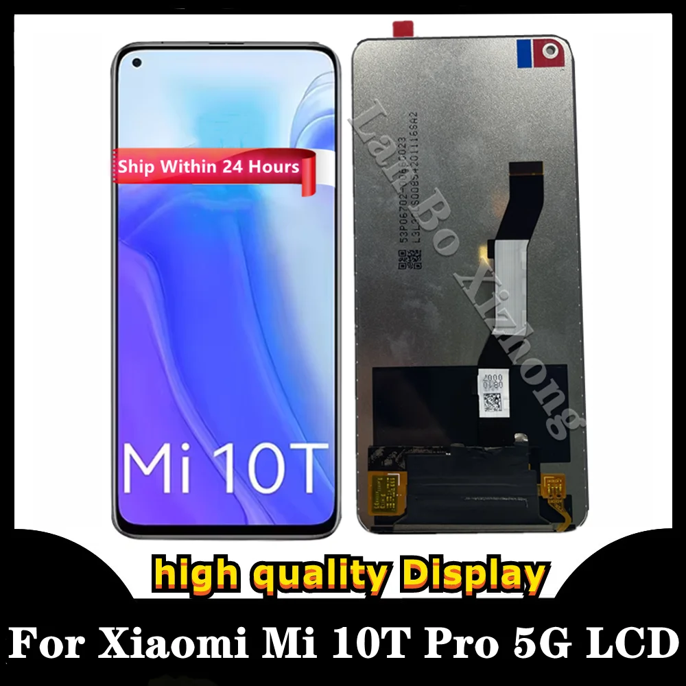 Tested 6.67 inches For Xiaomi Mi 10T Pro 5G LCD Display Touch Screen Replace LCD For Xiaomi Mi10T M2007J3SG M2007J3SY Display