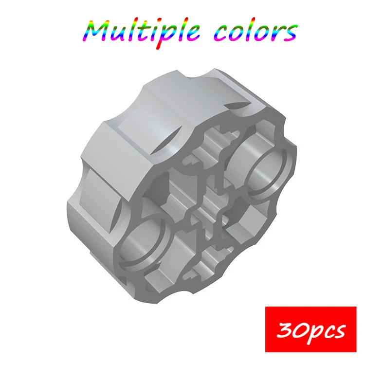 

MOC 30 шт. 9858585, комплект строительных блоков 31511 31520, разъем оси, круглый с 2 отверстиями для контактов, частицы кирпича, развивающие игрушки «сделай сам», подарки