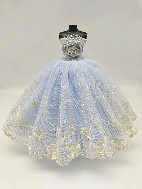 New fashion clothes handmade dress for 30cm doll 1/6 party wedding dress girl christmas gift