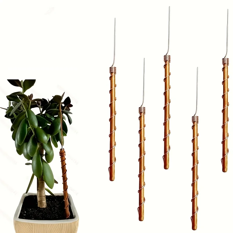 Electroculture Tesla Style Garden Stakes (Pack of 3) - 99.9% Pure Copper - Handmade - Grow Healthier Plants