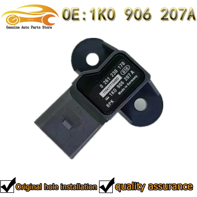 2 pcs Intake Manifold Saborway Air Boost Pressure Sensor For Golf A3 1.4 0261230169 0261230170 1K0906207A 1K0 906 207A