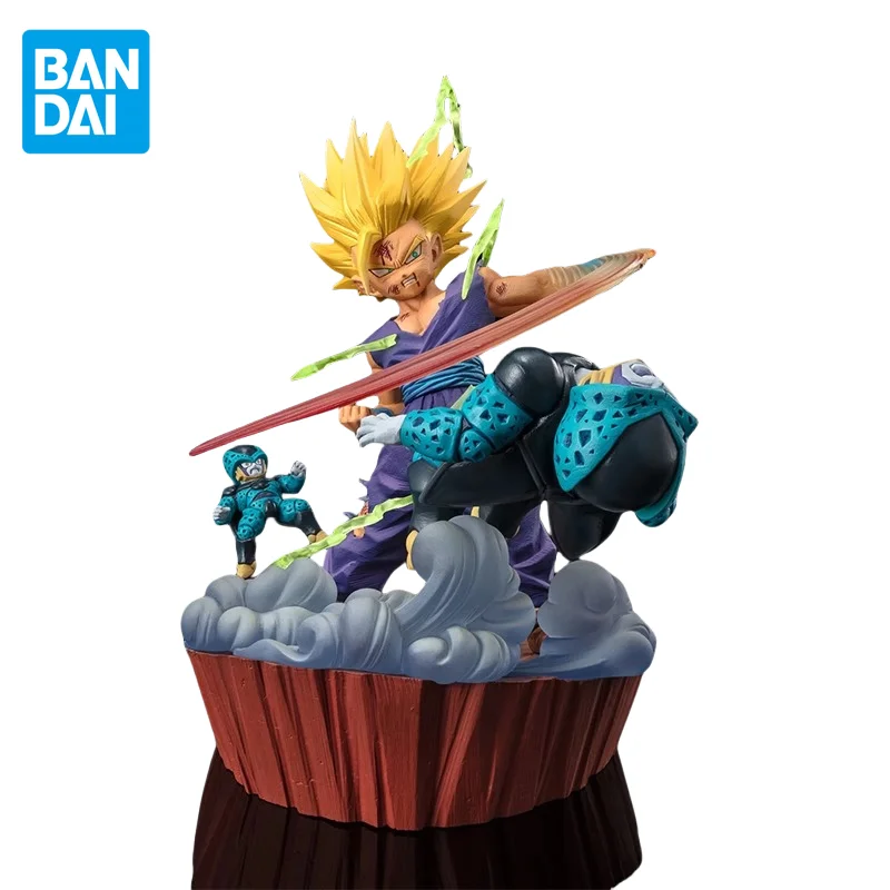 Bandai Original Dragon BallZ Anime Figure FiguartsZero Super Saiyan 2 Son Gohan Action Figure Toys for Kids Gift Collectible