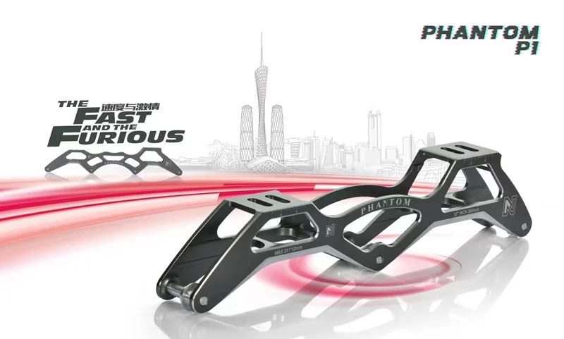 إطار سرعة احترافي من PHANTOM مع هيكل سرعة مضمن من سبائك الألومنيوم عالي القوة 7000 باستخدام الحاسب الآلي 3 4 عجلات قاعدة زوج واحد