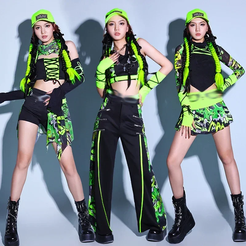 

Festival Party Orange Clothes Women Jazz Dance Girl Group Performance Wear Korean Style K-POP Outfit Halloween Costume