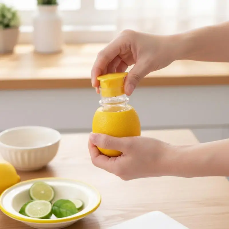 Eco-Friendly Manual Lemon Juicer Portable Reusable for Sustainable Living