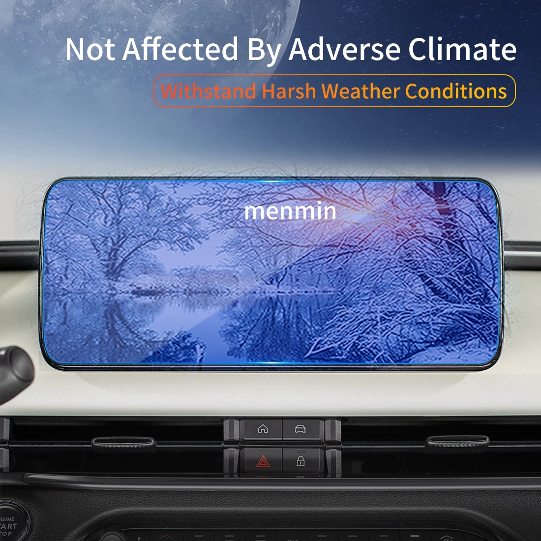 ملصقات السيارات داش Carplay مرآة واقي للشاشة عرض الزجاج المقسى طبقة رقيقة واقية مركبة For25 ABARTH Tipo