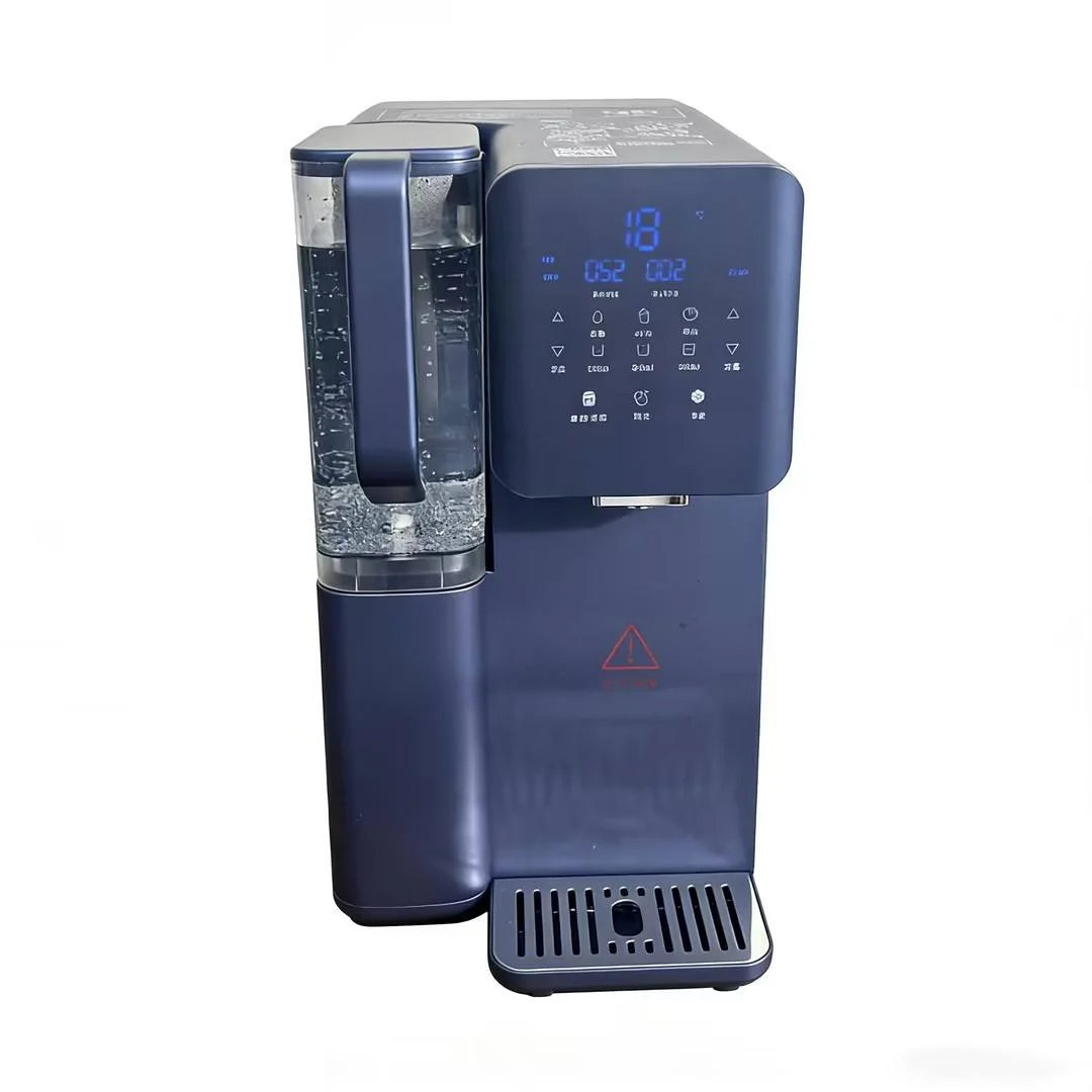 

-pp Latest 2026 Model Desktop Hot Cold 5-Stage Reverse Osmosis Plastic Water Purifier Strontium-Rich Mineral Water TDS Household