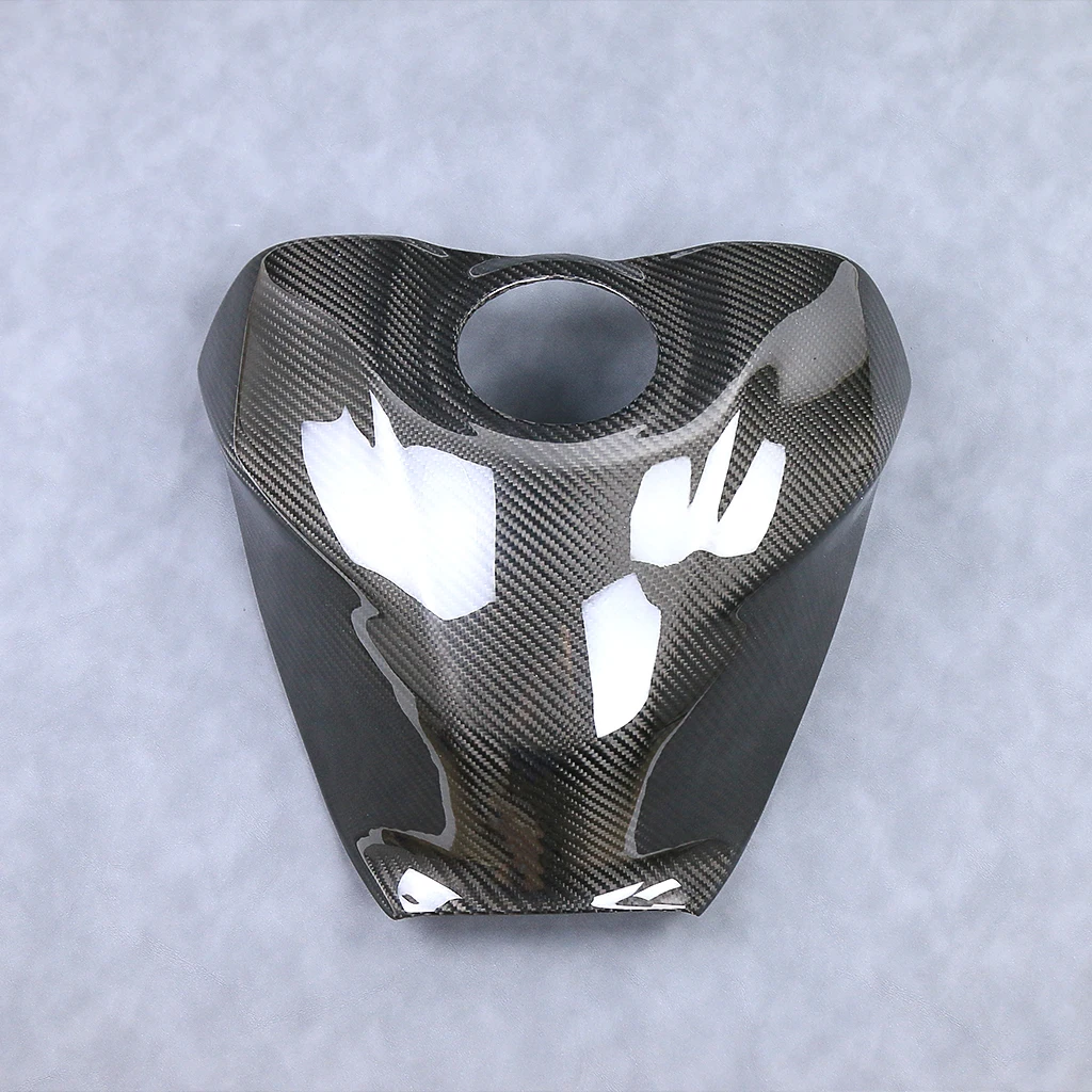 ملحق تعديل غطاء خزان من ألياف الكربون الجافة 3K نقية 100%، مناسب لهوندا CBR1000RR-R، يقلل الوزن